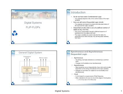 Bài giảng Digital Systems - Chapter: FLIP-FLOPsc