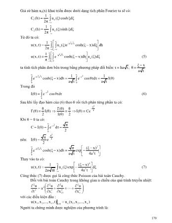 Bài giảng Toán chuyên ngành điện - Chương 9: Phương trình vật lý-toán (Tiếp theo)