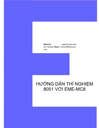 Hướng dẫn thí nghiệm 8051 với EME-MC8