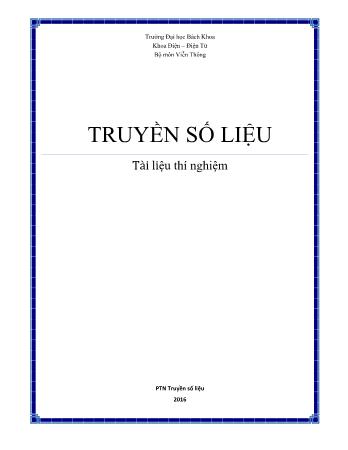 Tài liệu thí nghiệm Truyền số liệu