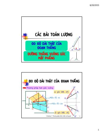 Bài giảng Vẽ kỹ thuật - Buổi 4 - Nguyễn Thanh Vân