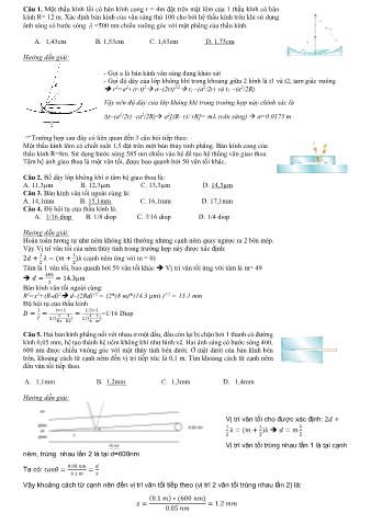 Hướng dẫn giải một số bài tập môn Vật lý 2 - Chương 3